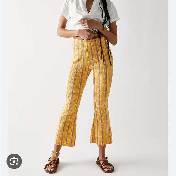 NWOT Free People Fine Line Slim Pants - Picture 1 of 4